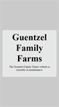 Mobile Screenshot of guentzelfamilyfarms.com